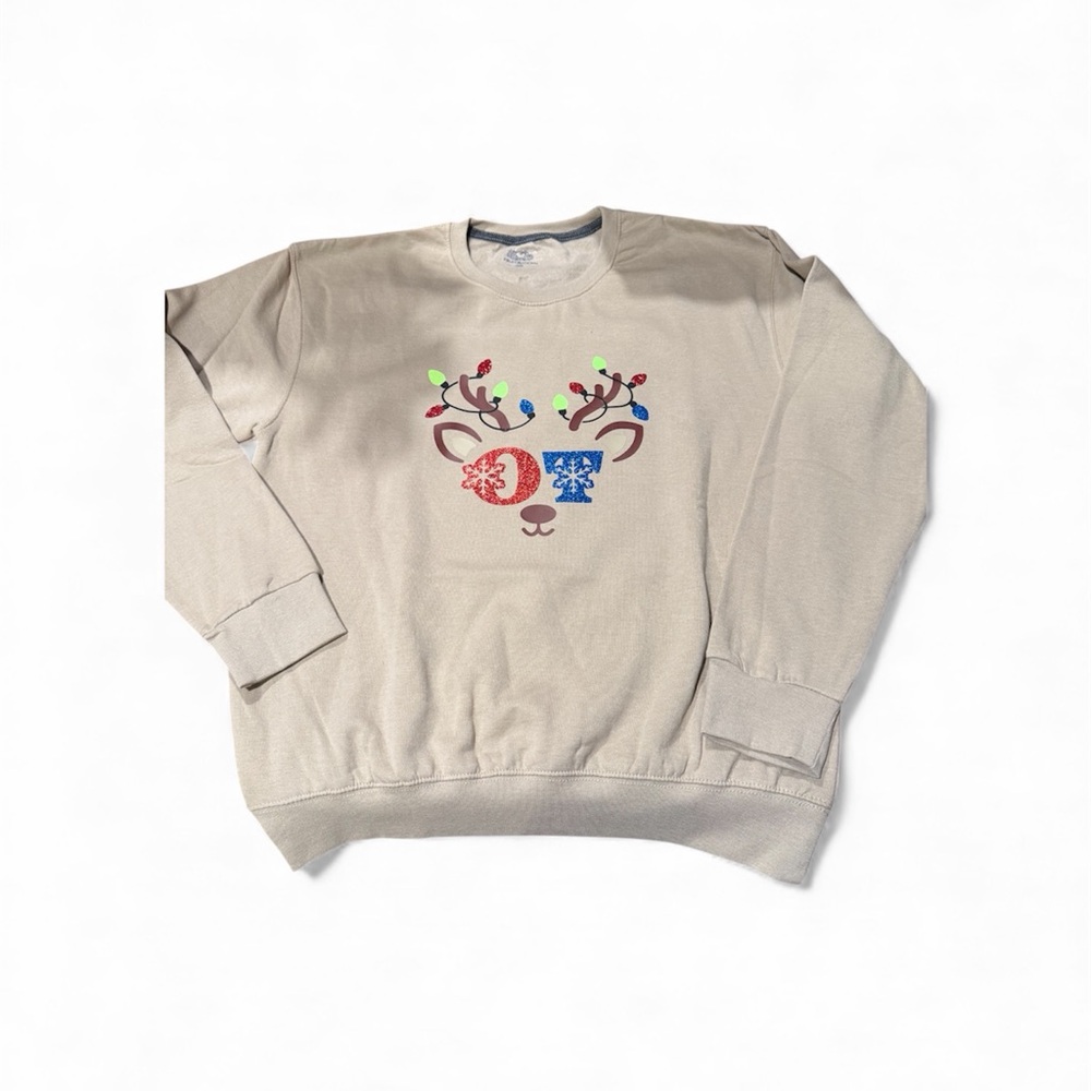 Reindeer Occupational Therapy Christmas Custom Made Crewneck - All Sizes